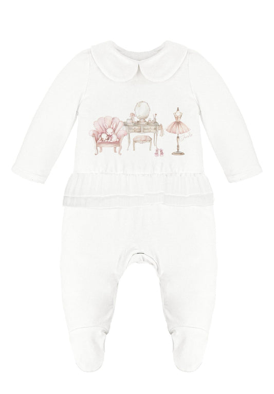 Jamiks vanity bunny sleepsuit