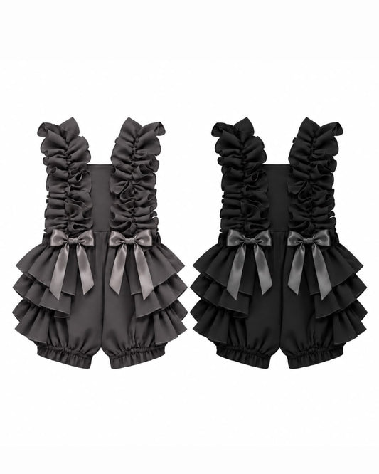 LPP SCHOOL UNIFORM - Ruffle shoulder romper (DELIVERY FEBRUARY)