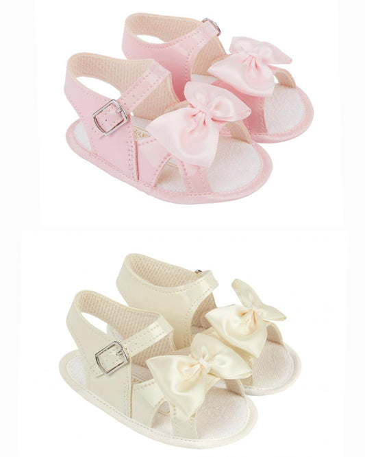 Baypod patent soft sole pram sandals