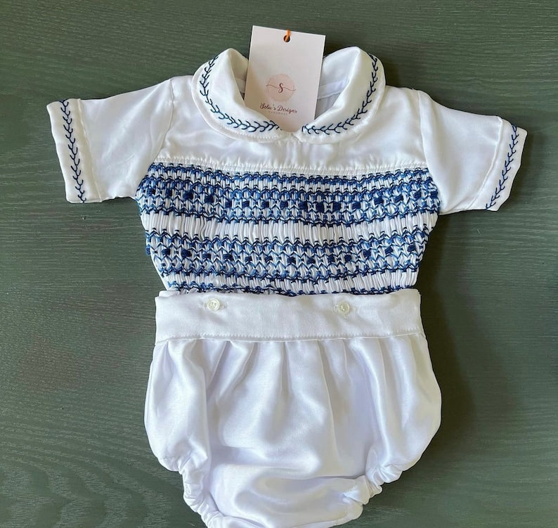 Smocked classic set - HANDMADE IN USA 6-8WK TURNAROUND