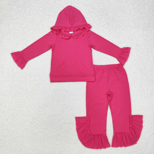 Cerise frill lounge set - ON ORDER FROM USA (10-14 days turnaround)