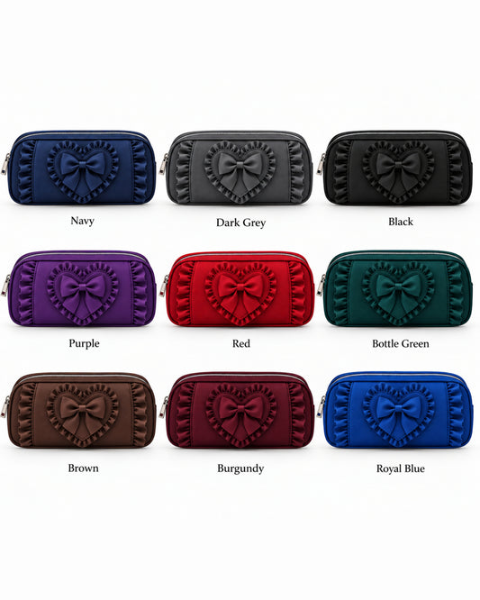 LPP SCHOOL - Frilly heart pencil case (DELIVERY FEBRUARY)