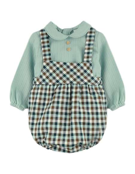 Babyferr checked dungaree set - ON ORDER (2-3 weeks turnaround)