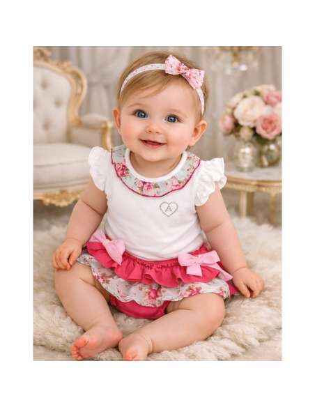 Anavig floral skirted jam pants set - 10-14 DAYS TURNAROUND
