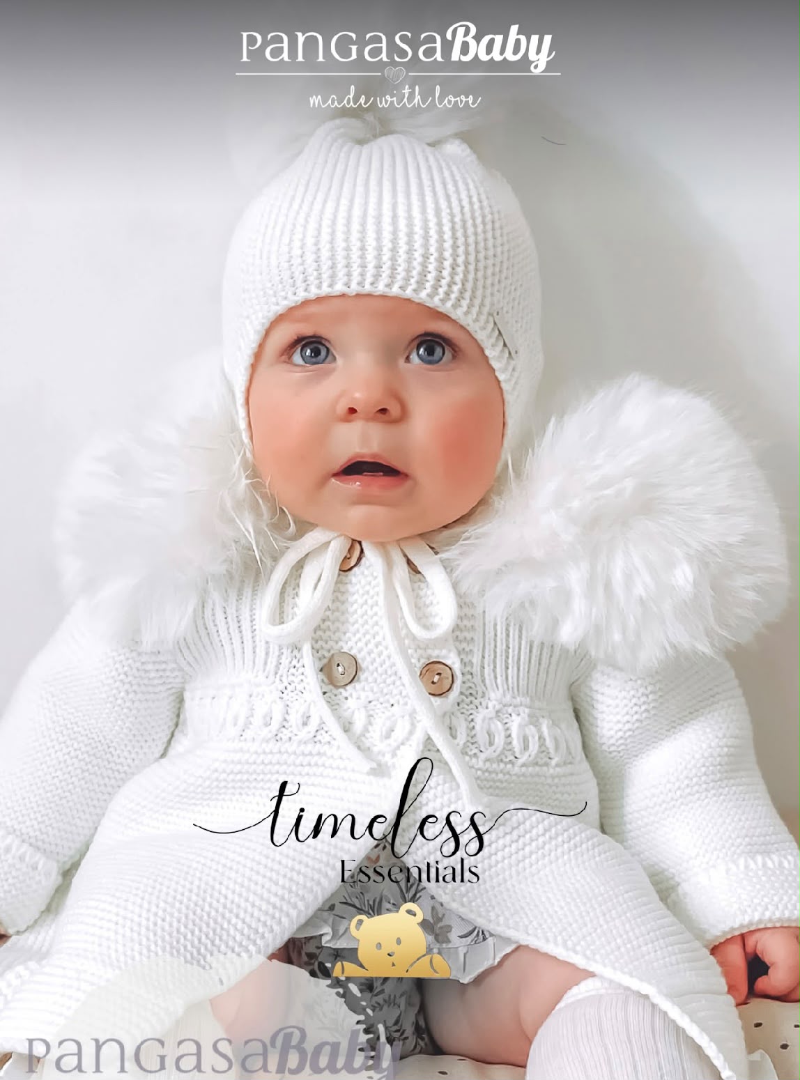 Pangasa A-Line frill jacket REAL FUR - DELIVERY SEPTEMBER