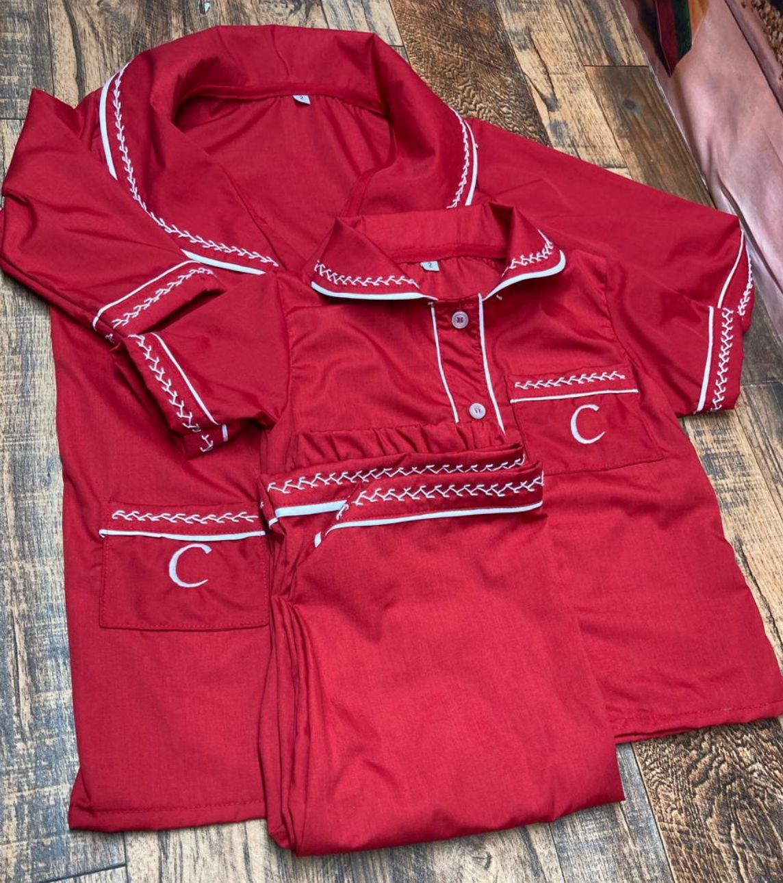 Smocked pyjama set - HANDMADE IN USA 6-8WK TURNAROUND