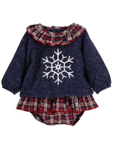 Calamaro snow flake girls jam pants set (ON ORDER - 14 DAY TURNAROUND)