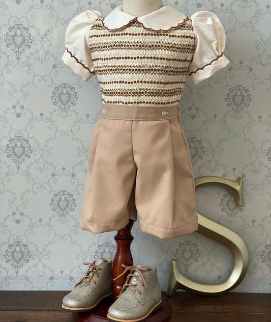 Smocked classic set - HANDMADE IN USA 6-8WK TURNAROUND