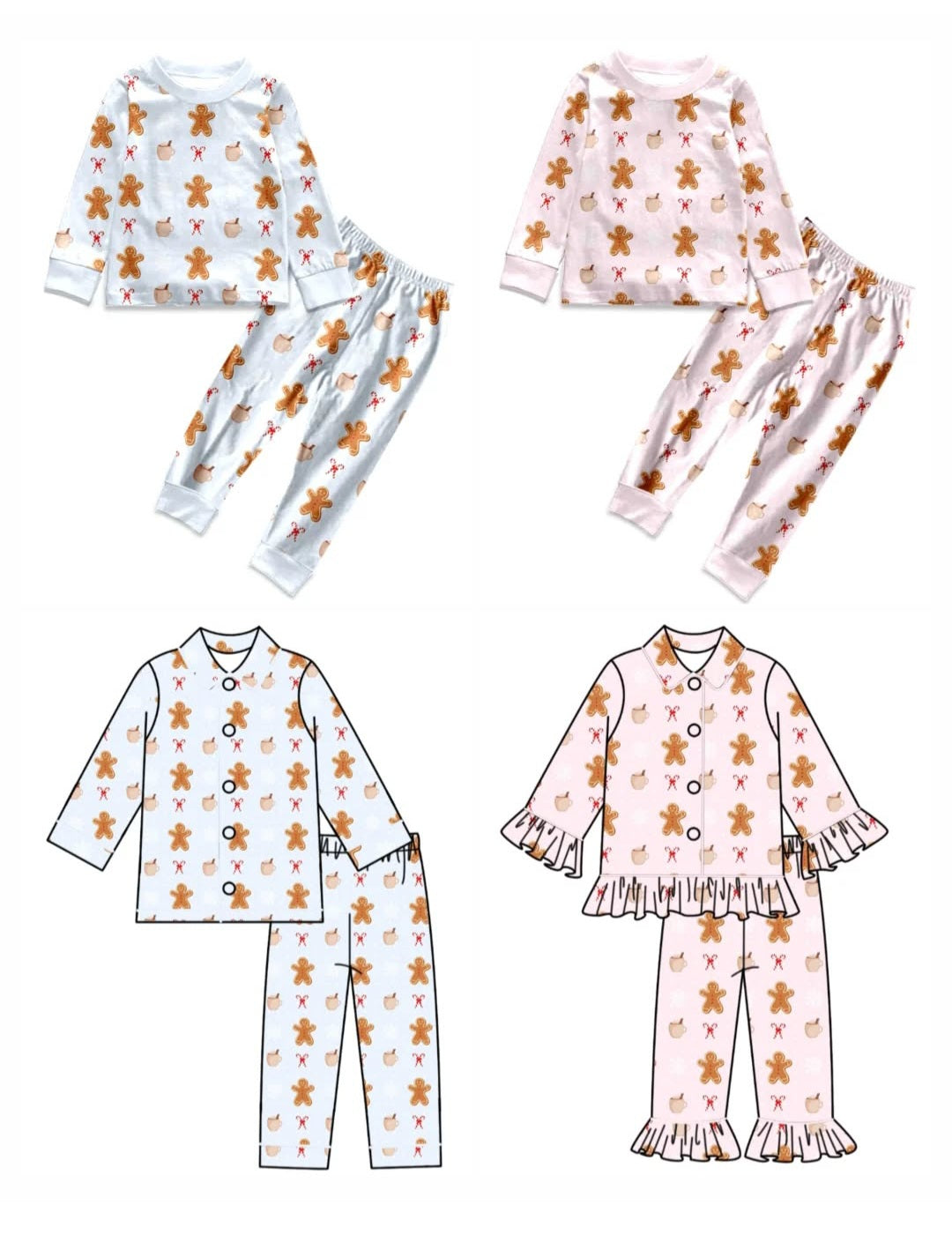 Previous years gingerbread pyjamas