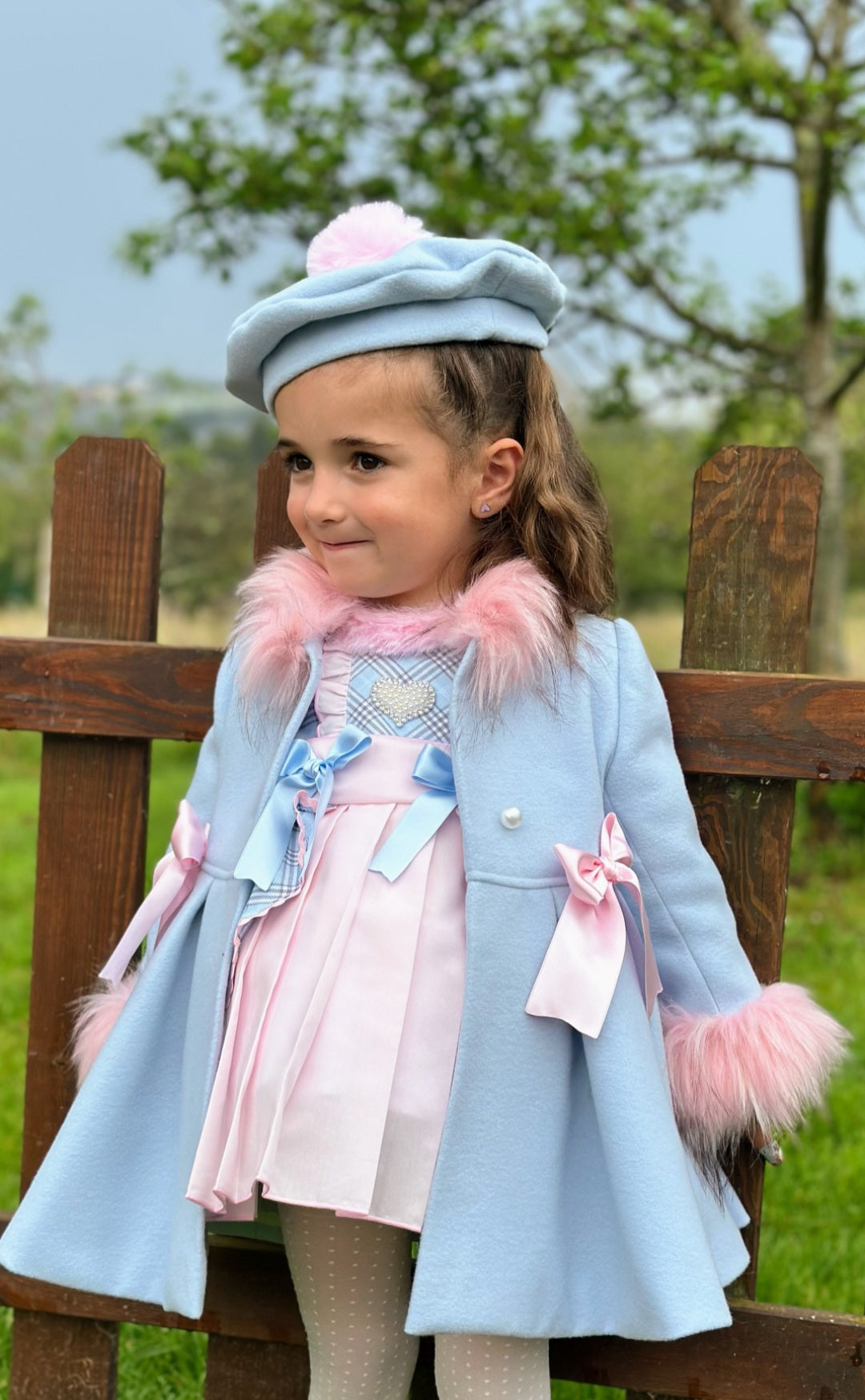 SONATA PREORDER (4-6wk turnaround) - Pink blue fur coat IN25-20