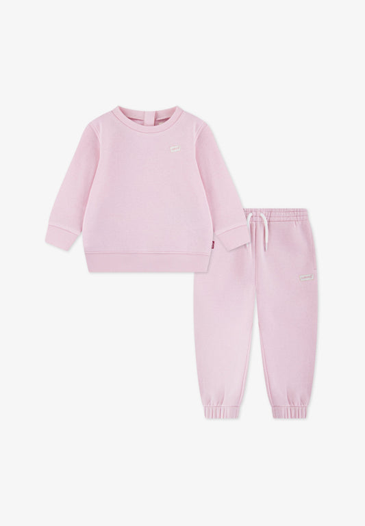 Levi's toddler girls pink tracksuit