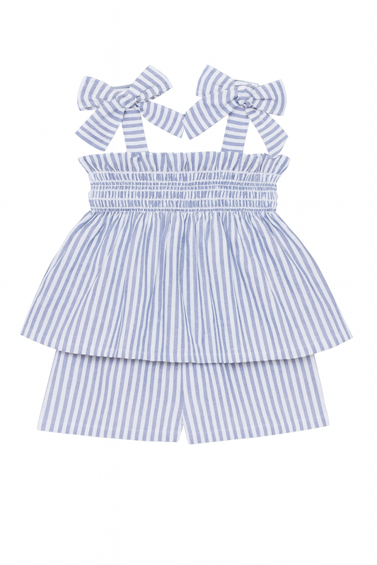 Deolinda girls astra smocked shorts set