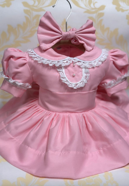 Smocked classic dress - HANDMADE IN USA 6-8WK TURNAROUND