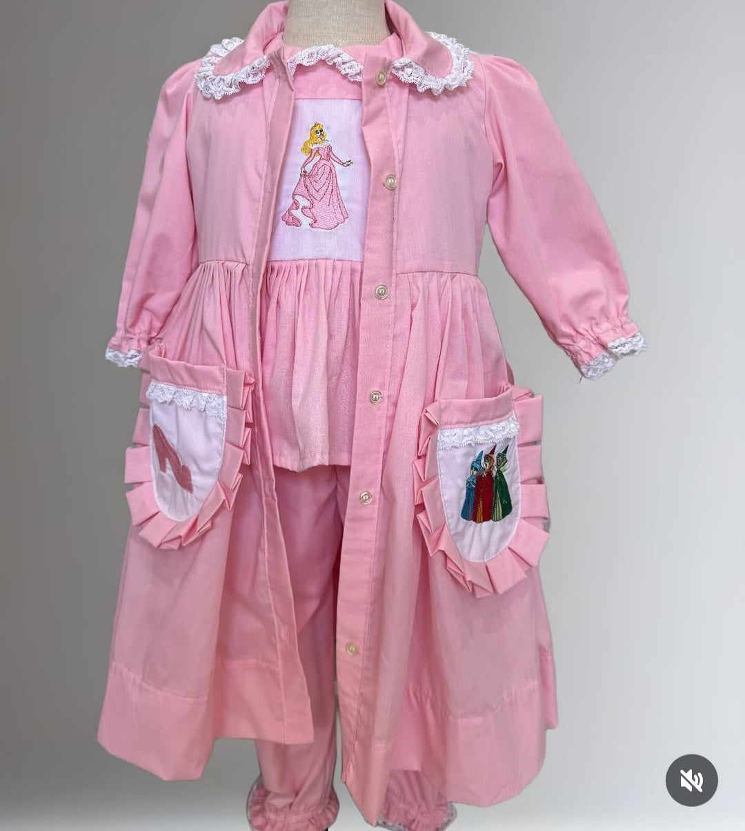 Smocked pyjama set - HANDMADE IN USA 6-8WK TURNAROUND