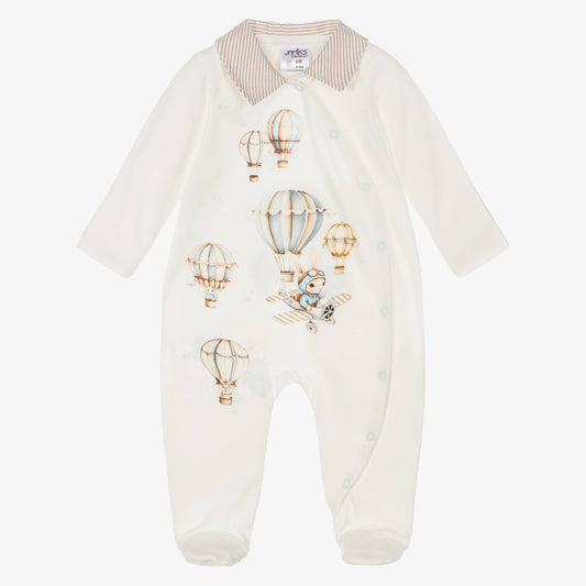 Jamiks hot air balloon bunny sleepsuit