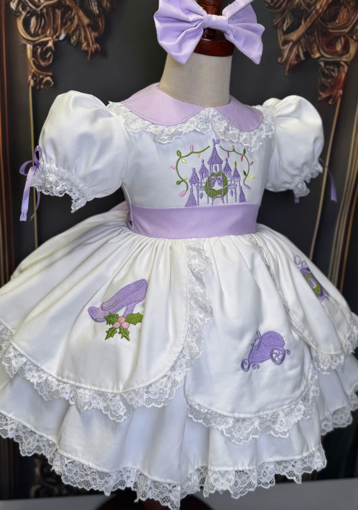 Smocked classic dress - HANDMADE IN USA 6-8WK TURNAROUND