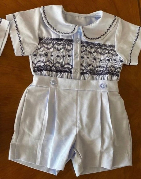 Smocked classic set - HANDMADE IN USA 6-8WK TURNAROUND