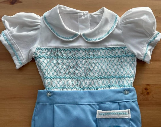 Smocked classic set - HANDMADE IN USA 6-8WK TURNAROUND