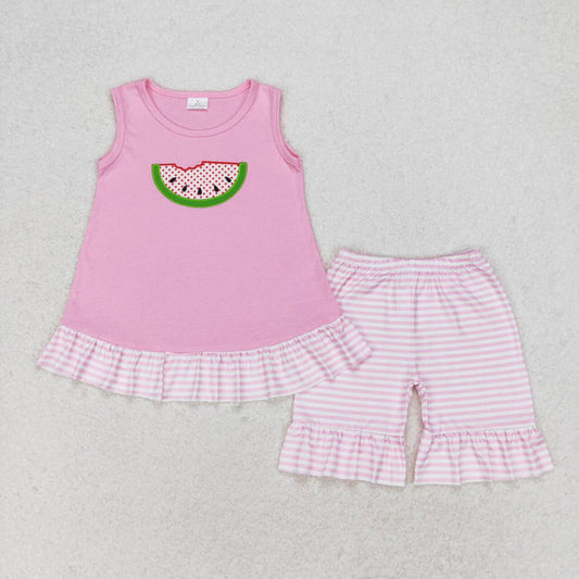 Watermelon frill shorts set - ON ORDER FROM USA (10-14 days turnaround)