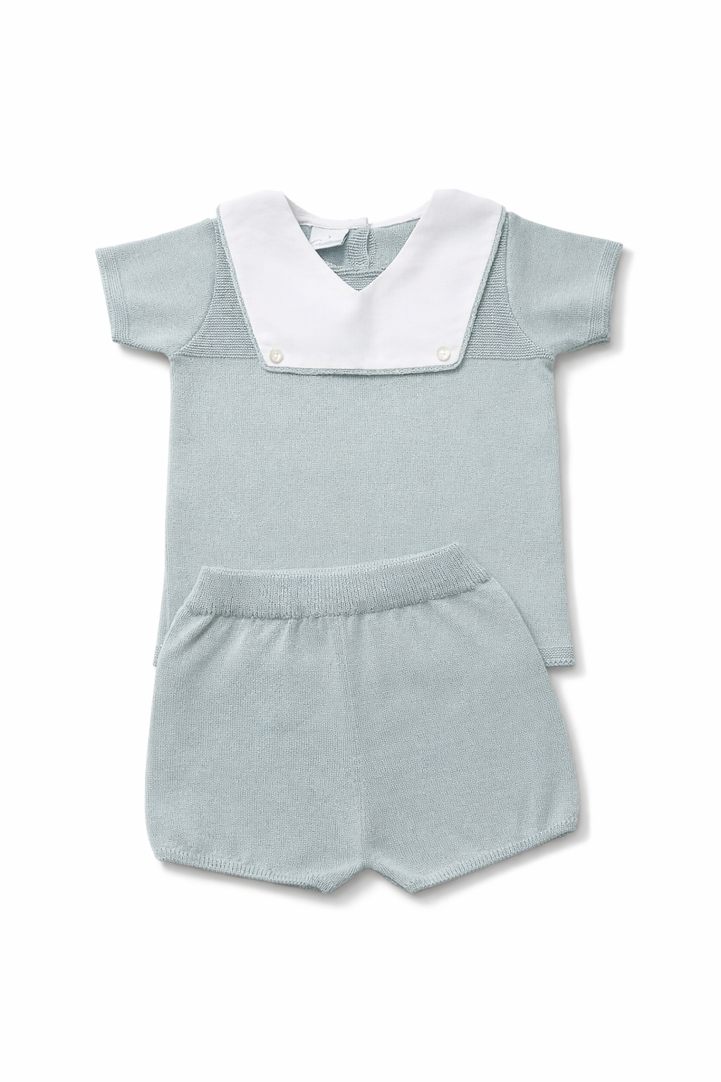 Granlei exclusive mint knitted shorts set