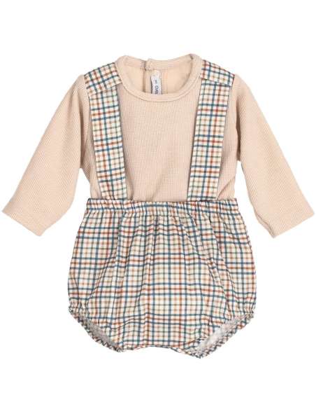 Calamaro pololo dungaree set (ON ORDER - 14 DAY TURNAROUND)