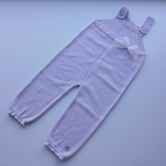 GRANLEI IN STOCK lilac bow dungarees