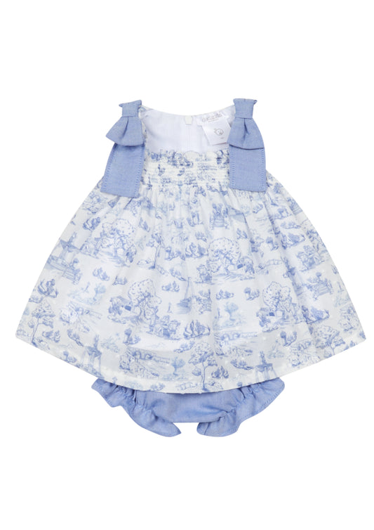 Deolinda Duoro toile baby dress