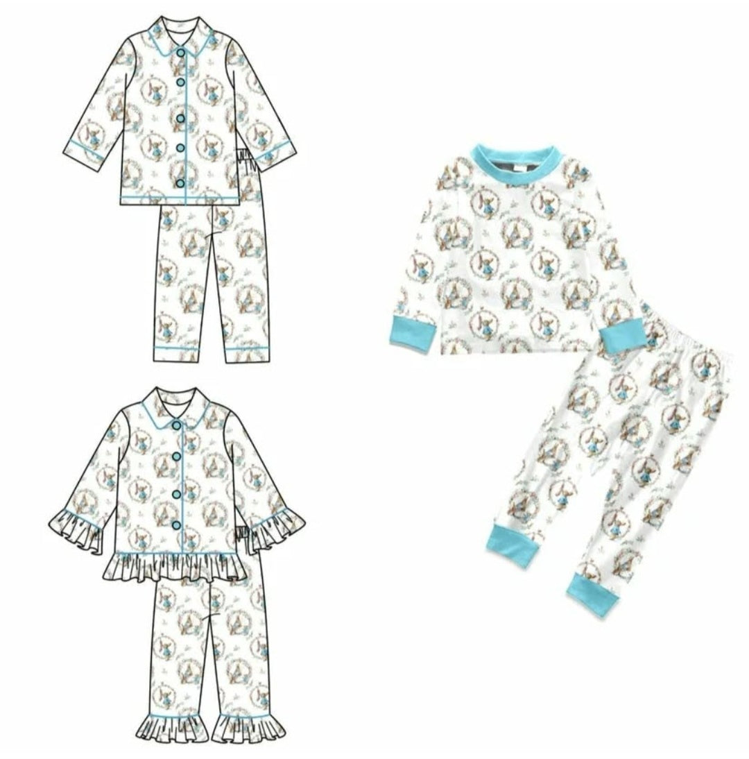 Previous years Peter rabbit christmas pyjamas