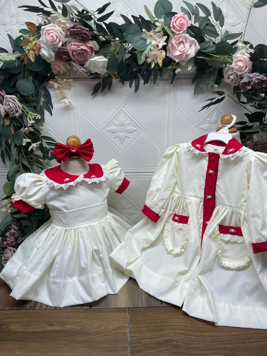 Smocked pyjama set - HANDMADE IN USA 6-8WK TURNAROUND