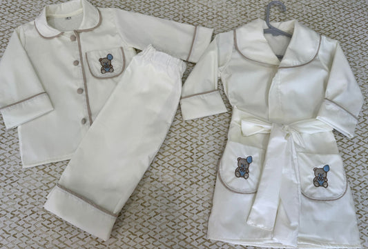 Smocked pyjama set - HANDMADE IN USA 6-8WK TURNAROUND