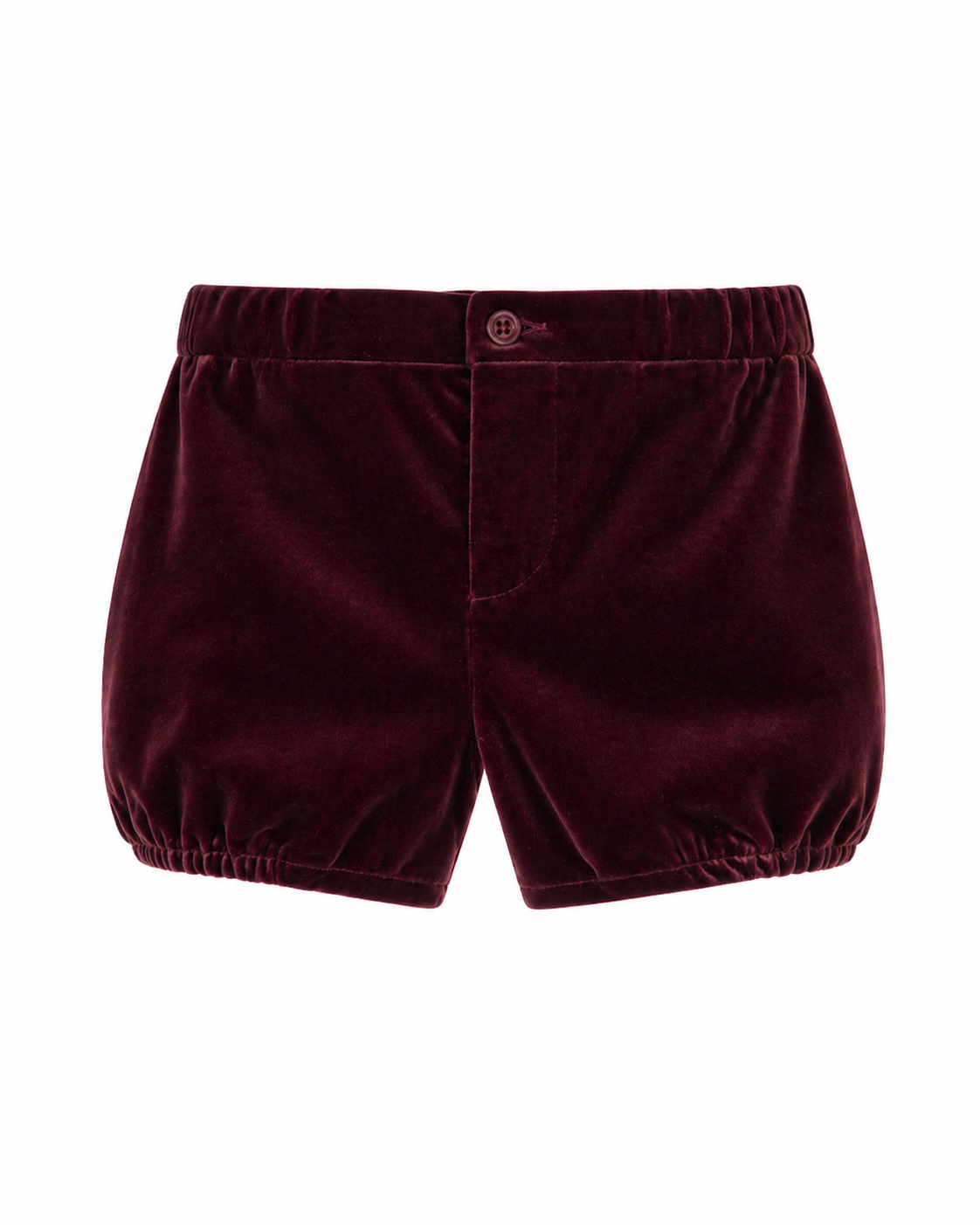 LPP EXCLUSIVE burgundy velvet boys shorts - End November delivery