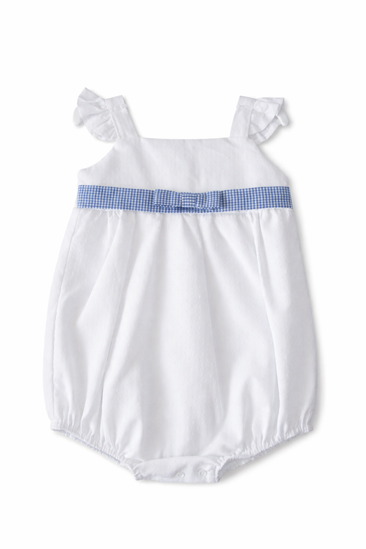 Rapife navy gingham romper