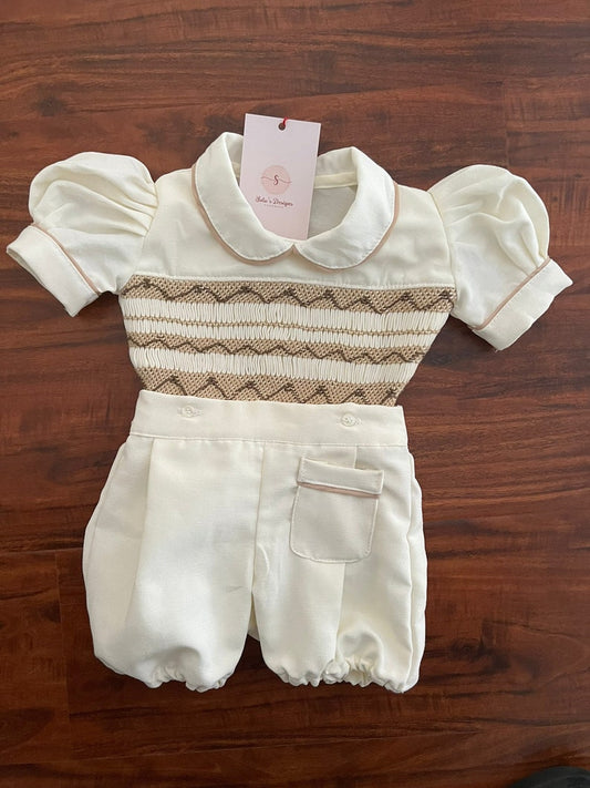 Smocked classic set - HANDMADE IN USA 6-8WK TURNAROUND