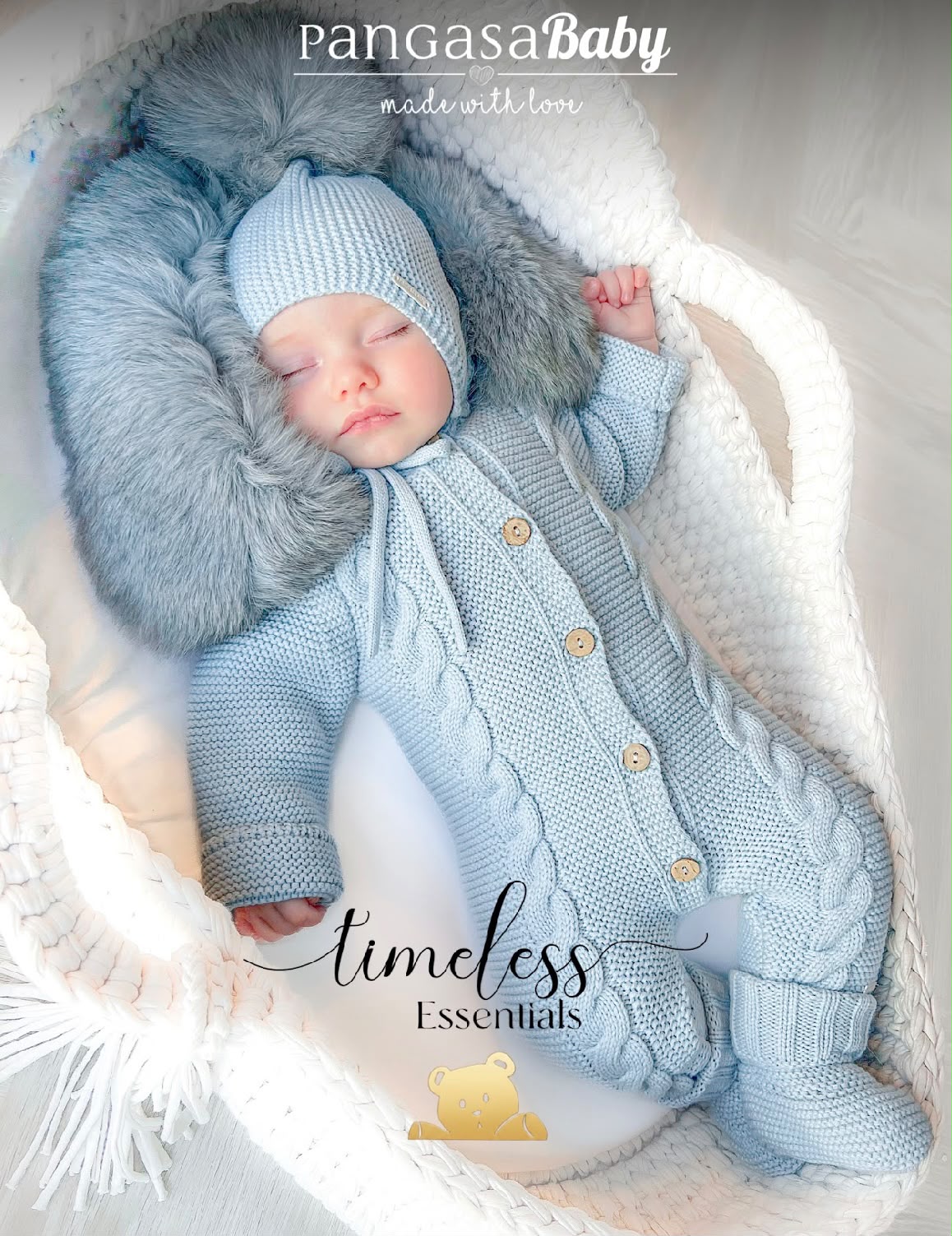 Pangasa cable pramsuit REAL FUR - DELIVERY SEPTEMBER