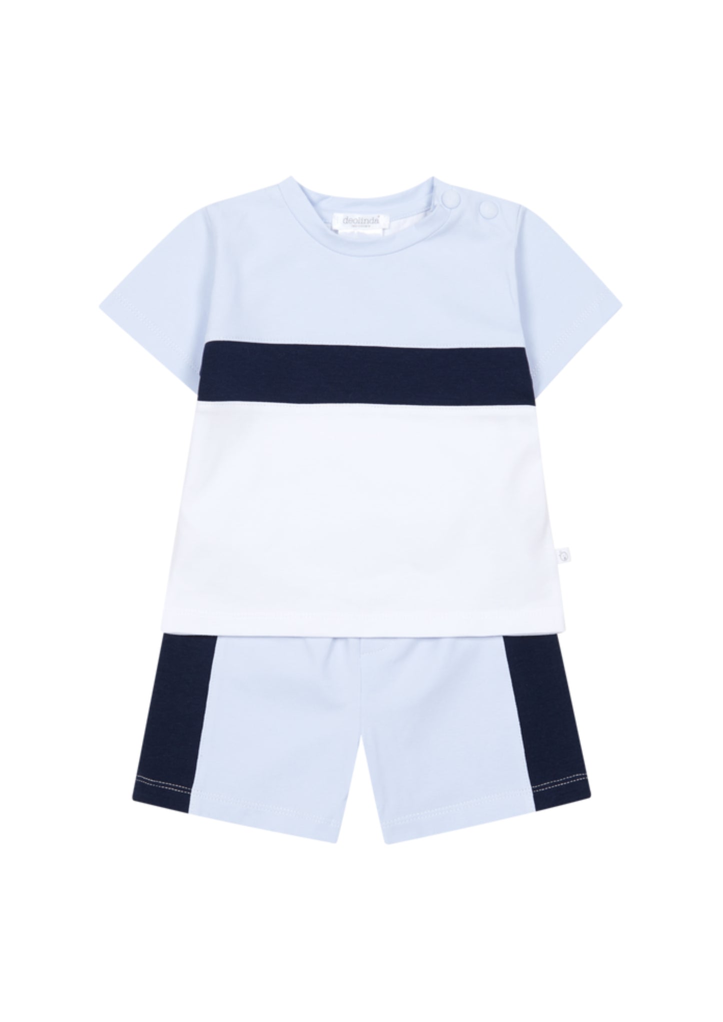 Deolinda Steve navy shorts set