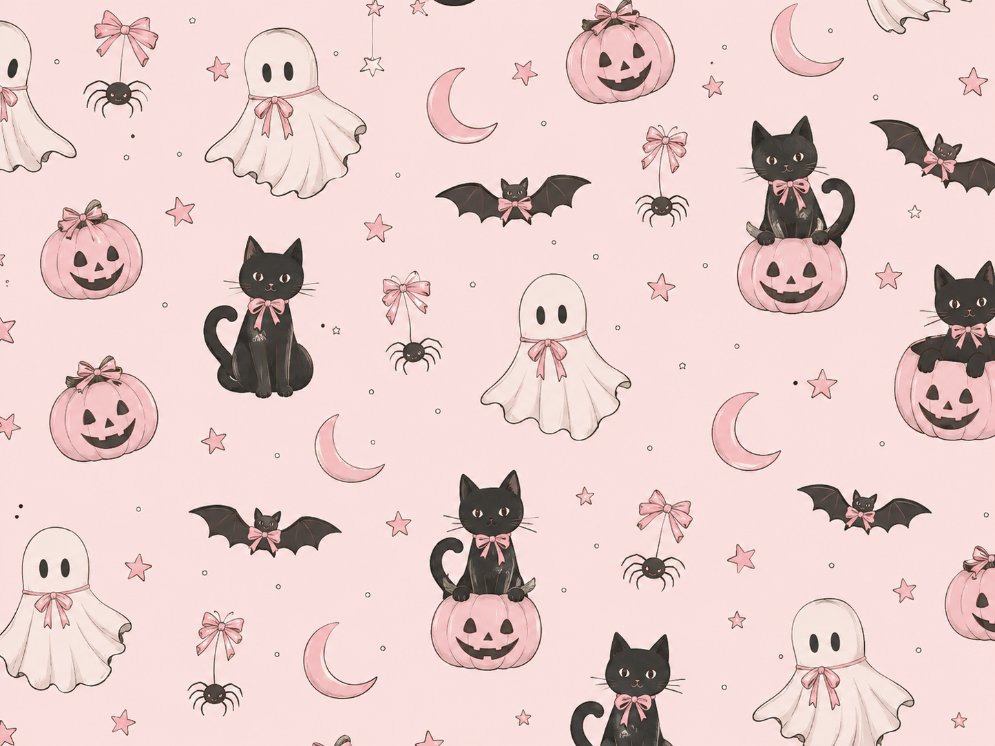 LPP EXCLUSIVE triple bow pink cartoon Halloween pyjamas - Mid October delivery