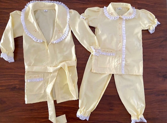 Smocked pyjama set - HANDMADE IN USA 6-8WK TURNAROUND