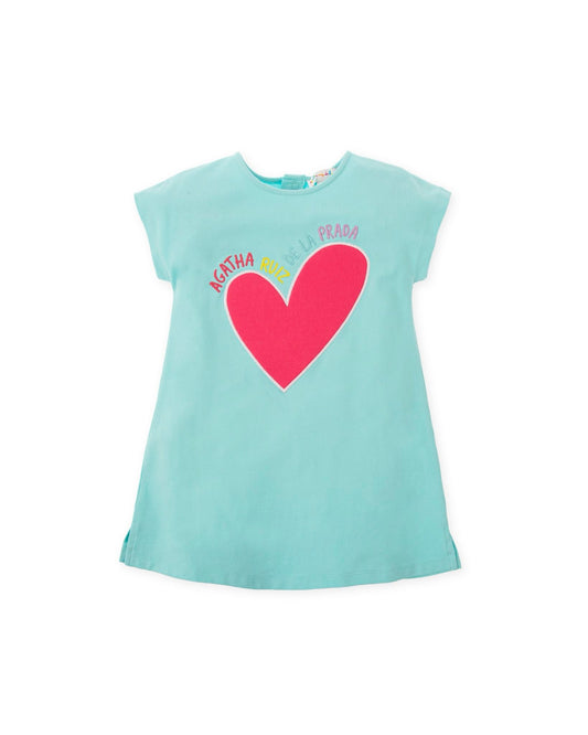 Agatha Ruiz de la Prada aqua heart dress