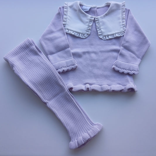 GRANLEI IN STOCK lilac bibbed tracksuit
