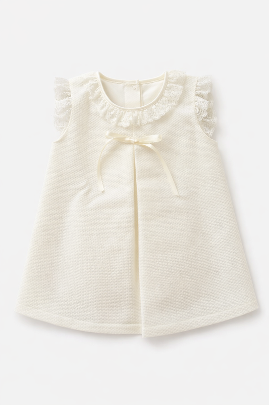 Rapife ivory waffle ceremony dress