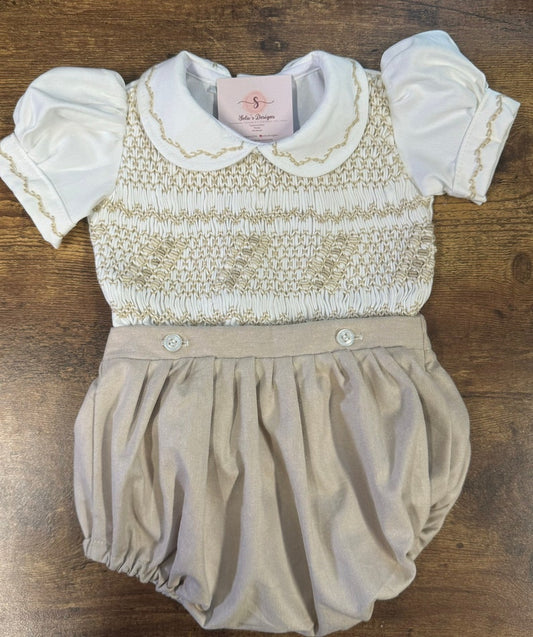 Smocked classic set - HANDMADE IN USA 6-8WK TURNAROUND