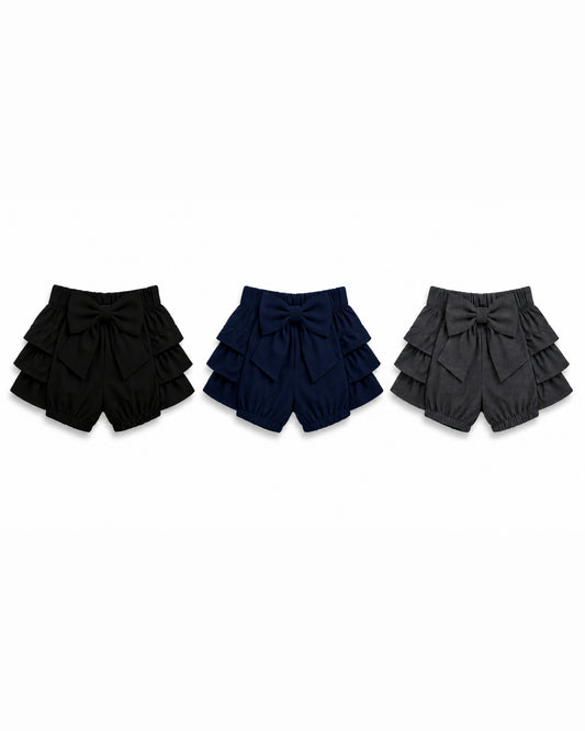 LPP EXCLUSIVE SPANISH SCHOOL UNIFORM COLLECTION - Frilly bum bow shorts (BEGINNING OF AUGUST DELIVERY)