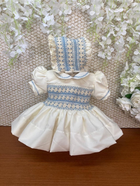 Smocked classic dress - HANDMADE IN USA 6-8WK TURNAROUND