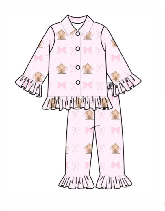 Previous years gingerbread house girls