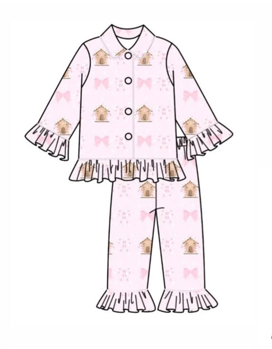 Previous years gingerbread house girls