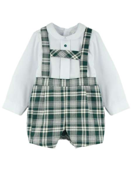 Babyferr tartan H-Bar dungaree set - ON ORDER (2-3 weeks turnaround)