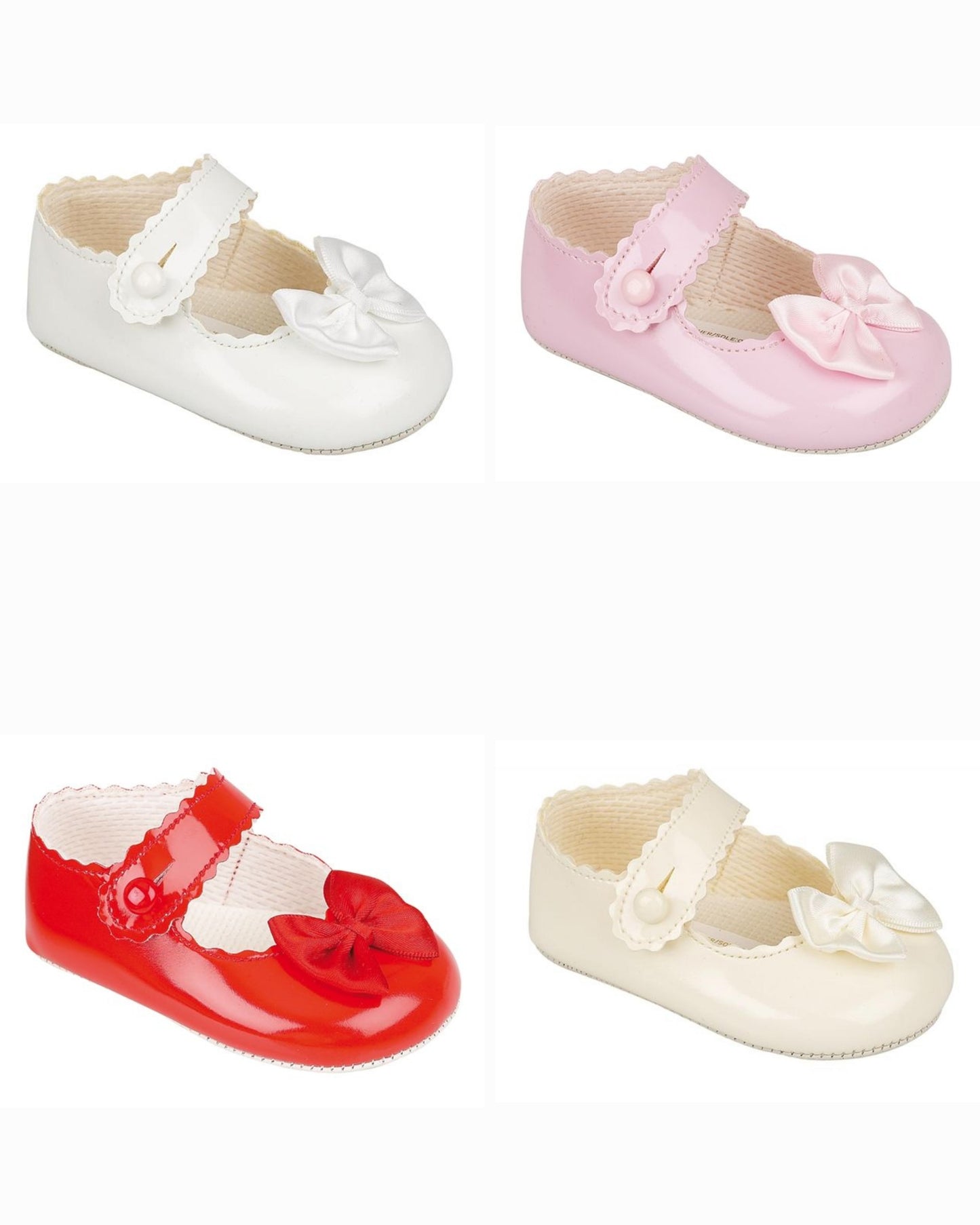 Baypod Mary Jane mini bow soft sole pram shoes