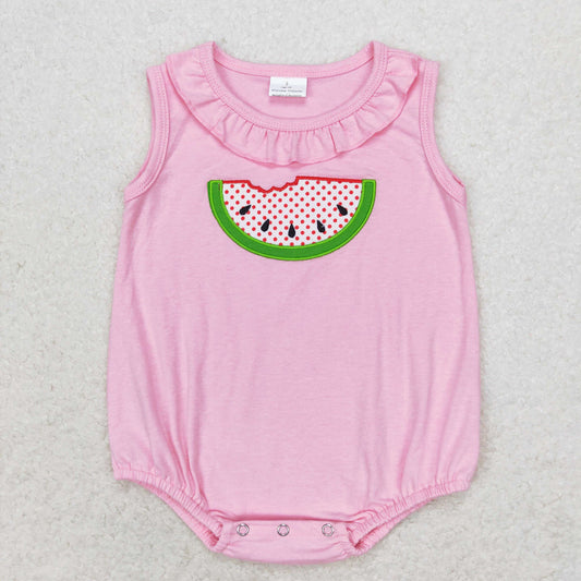 Watermelon frill romper - ON ORDER FROM USA (10-14 days turnaround)