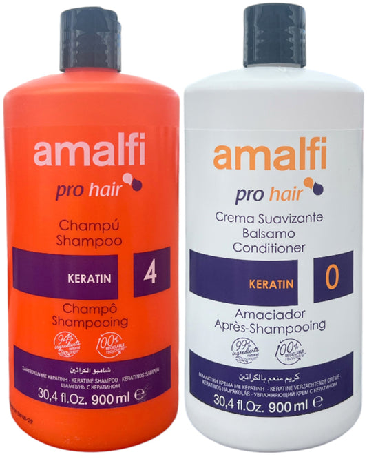 Amalfi Keratin haircare bundle shampoo & conditioner