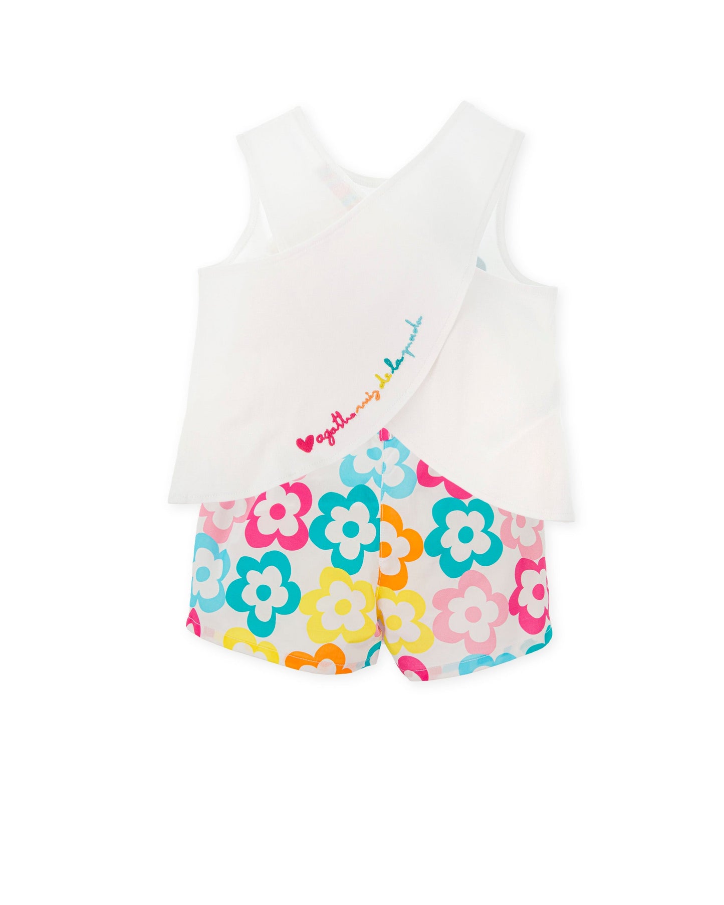 Agatha Ruiz de la Prada flower heart shorts set